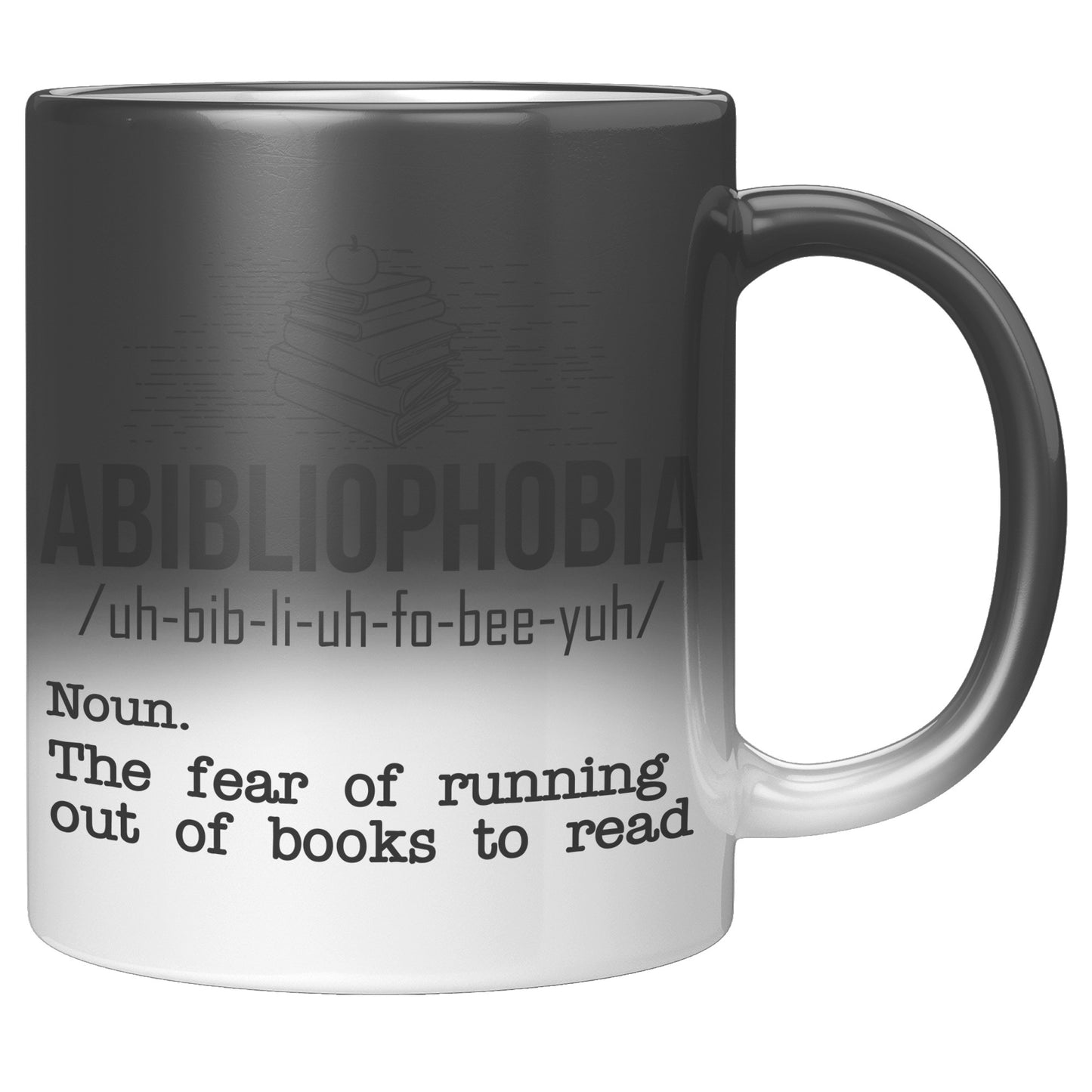 Abibliophobia. The Fear Of Running Out Of Books To Read | Magic Mug