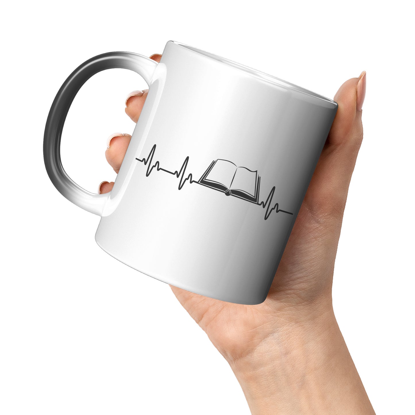 Heartbeat Of A Book Lover | Magic Mug