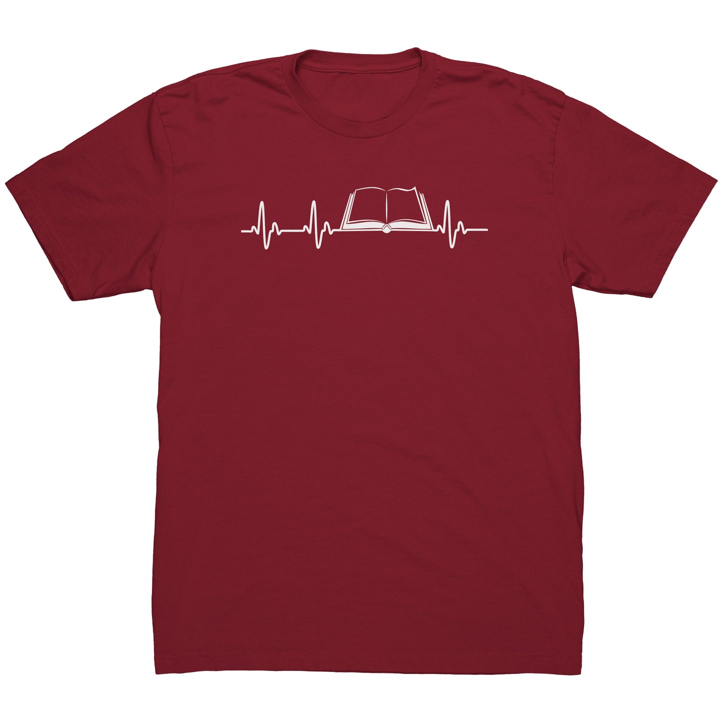 Heartbeat Of A Book Lover | Men's T-Shirt