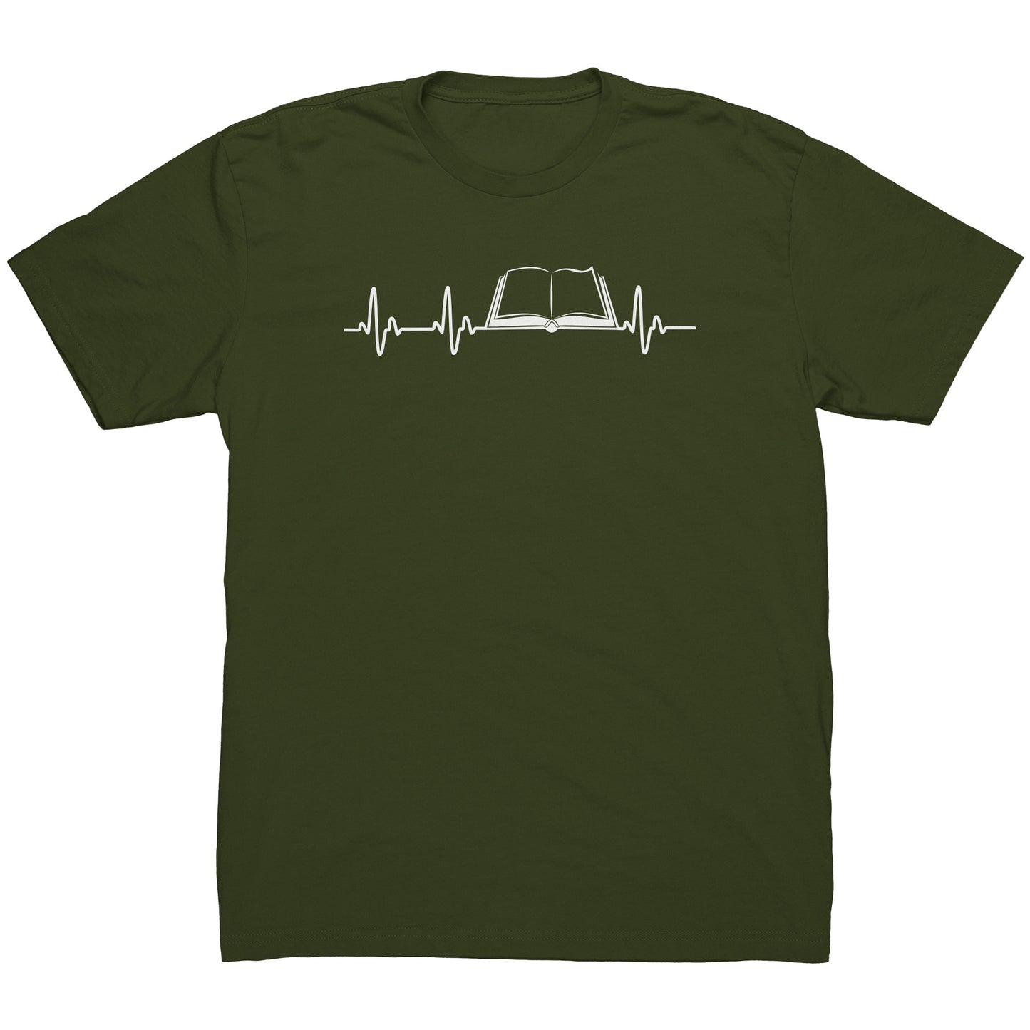 Heartbeat Of A Book Lover | Men's T-Shirt