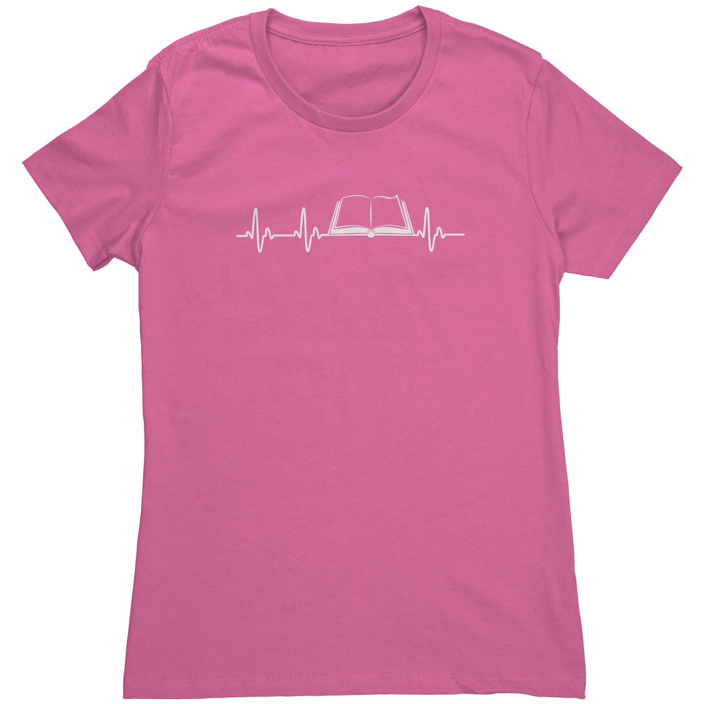 Heartbeat Of A Book Lover | Women's T-Shirt