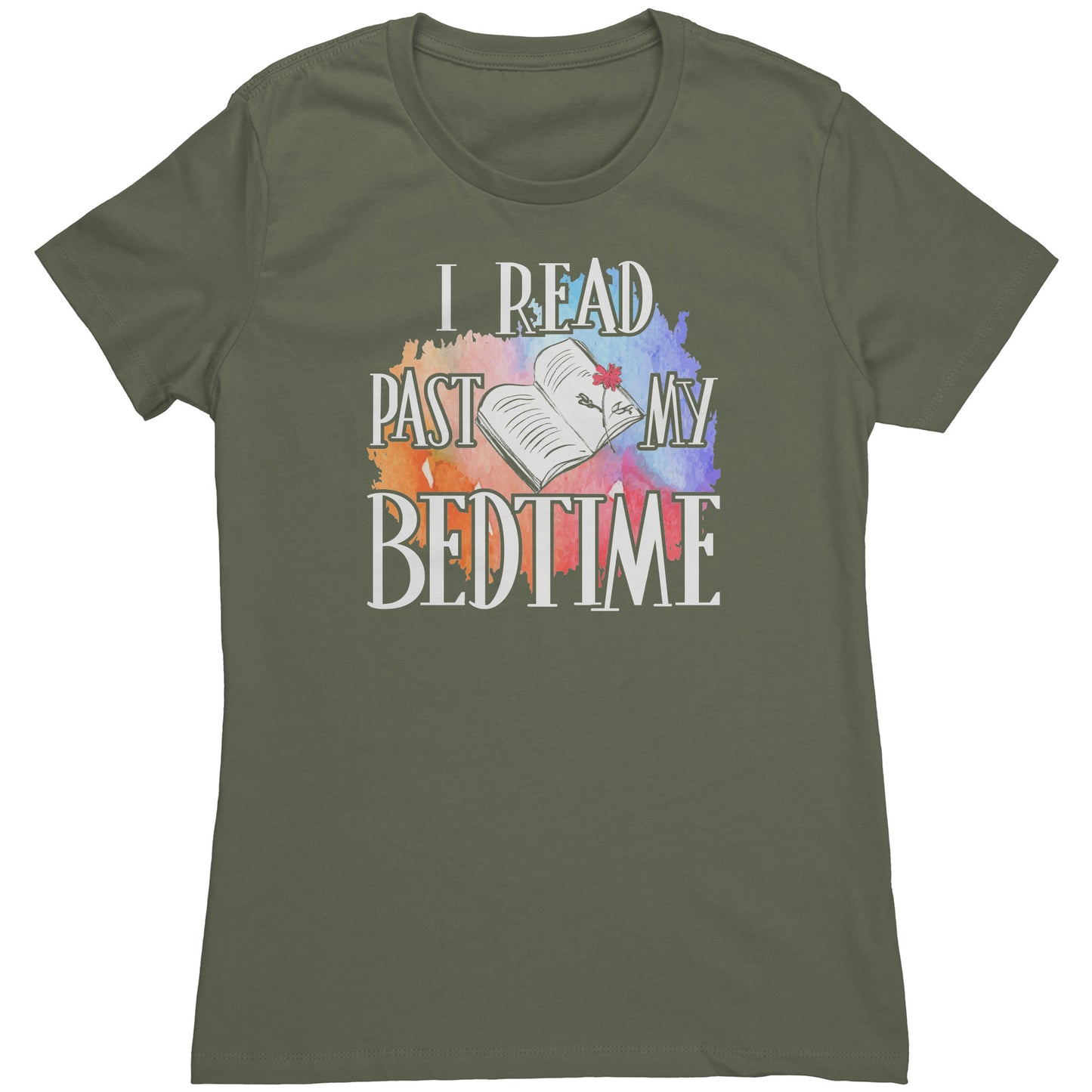 I Read Past My Bedtime | Women's T-Shirt