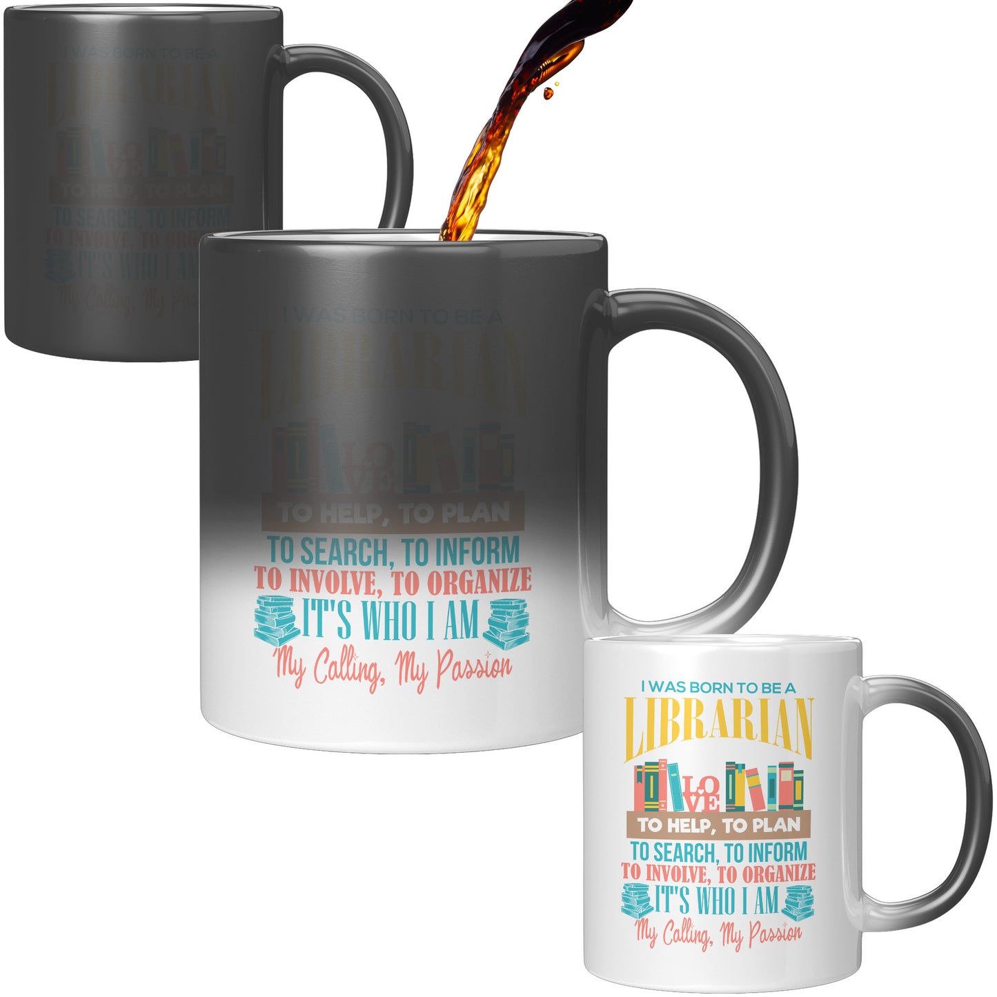 I Was Born To Be A Librarian. It's Who I Am. My Calling, My Passion | Magic Mug
