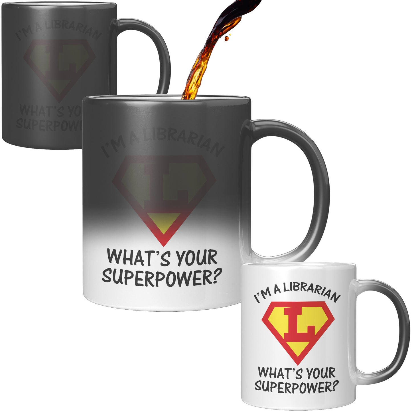 I'm A Librarian What's Your Superpower | Magic Mug