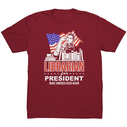 Librarian For President Make America Read Again | Men's T-Shirt
