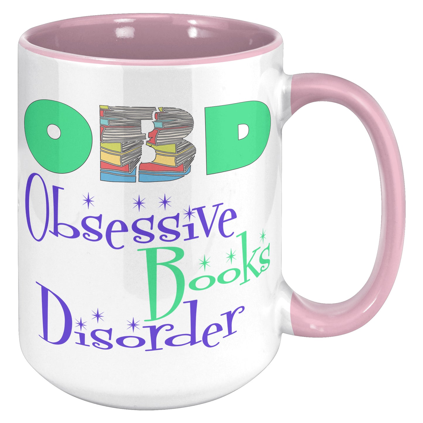 OBD Obsessive Books Disorder | Accent Mug