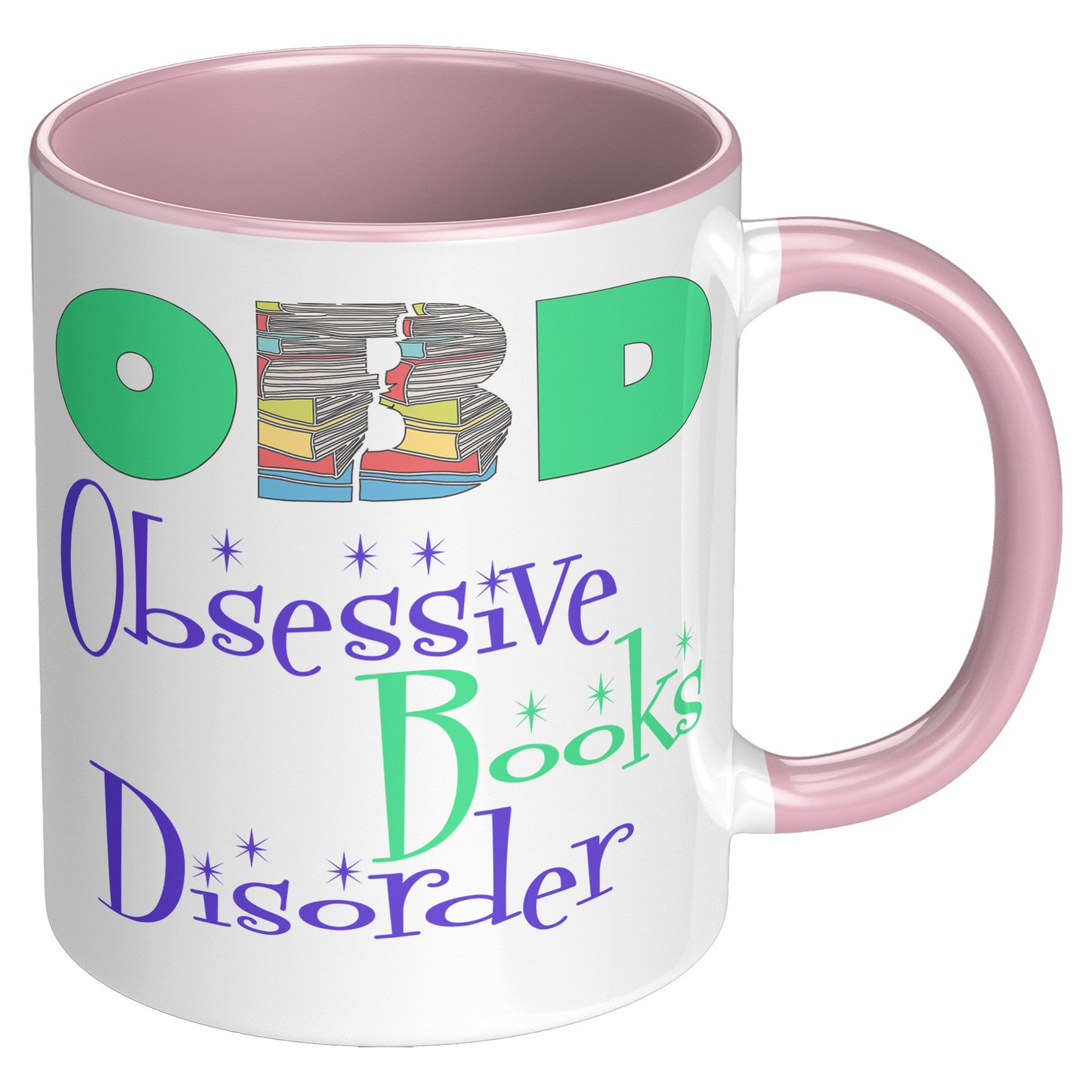 OBD Obsessive Books Disorder | Accent Mug