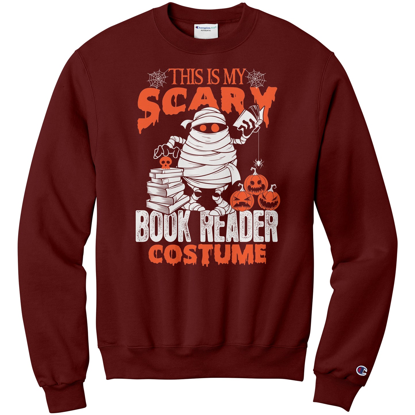 This Is My Scary Book Reader Costume | Sweatshirt