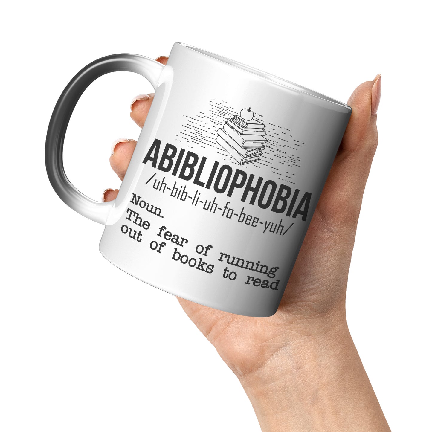 Abibliophobia. The Fear Of Running Out Of Books To Read | Magic Mug