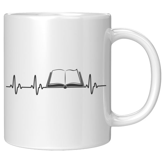 Heartbeat Of A Book Lover | Mug