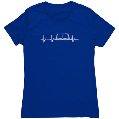 Heartbeat Of A Book Lover | Women's T-Shirt