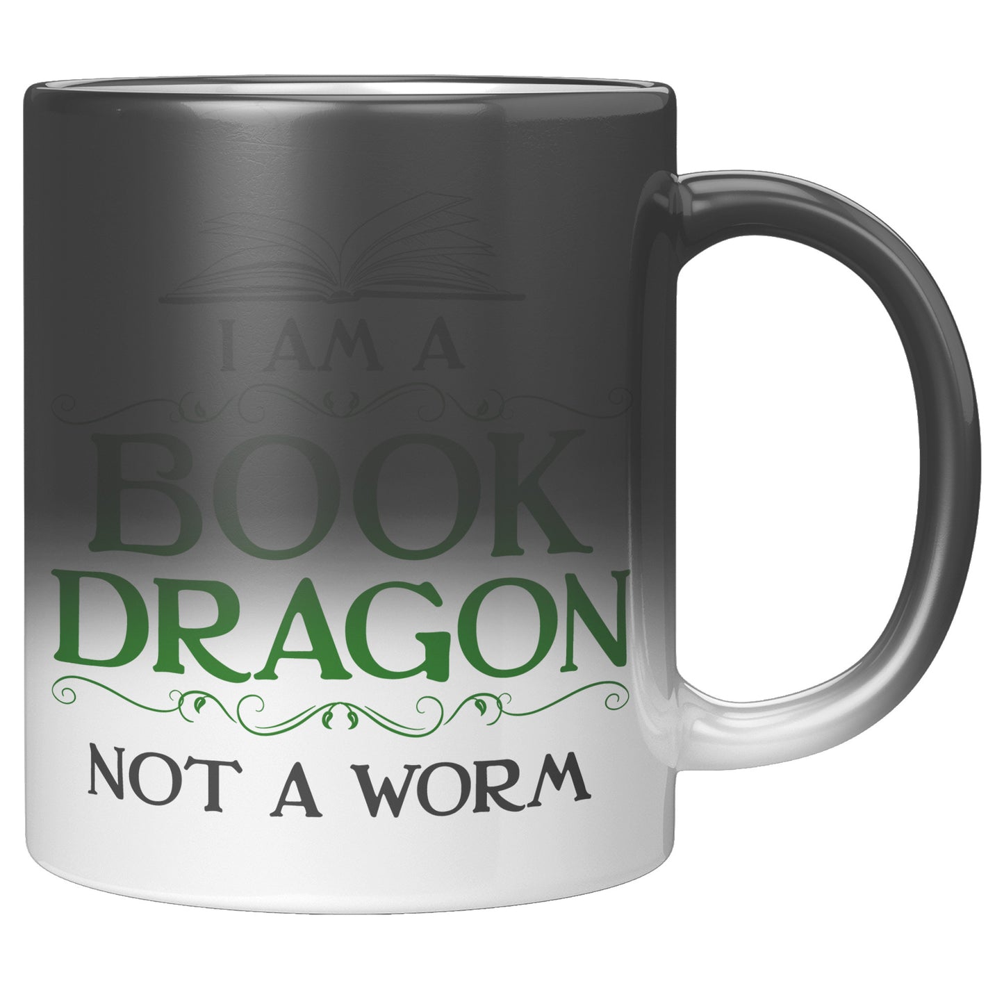 I Am A Book Dragon Not A Worm | Magic Mug