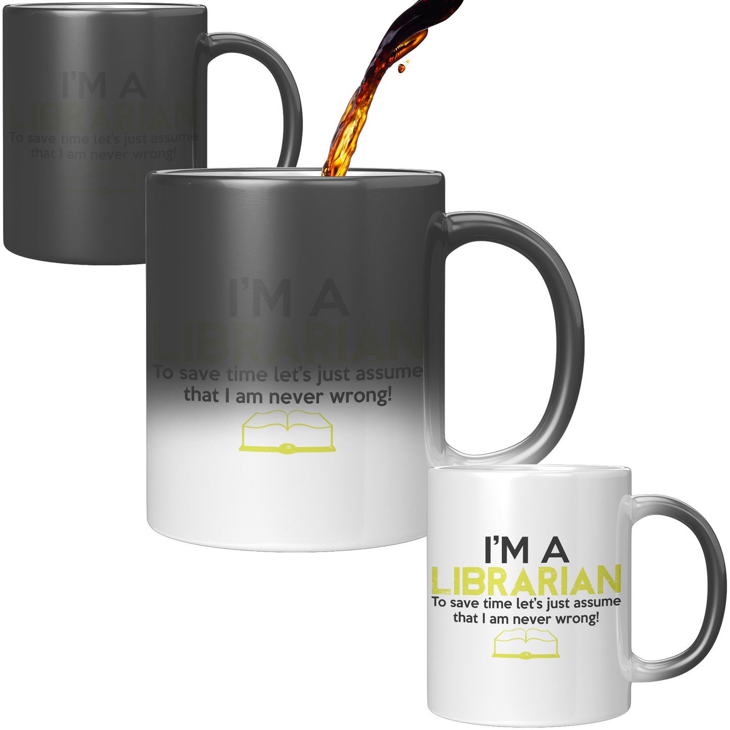 I'm A Librarian To Save Time Let's Just Assume That I Am Never Wrong | Magic Mug