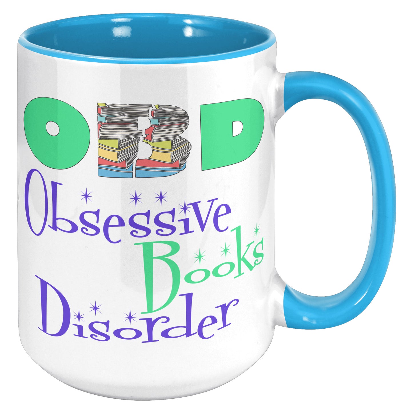 OBD Obsessive Books Disorder | Accent Mug