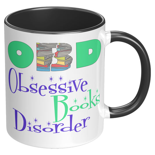 OBD Obsessive Books Disorder | Accent Mug