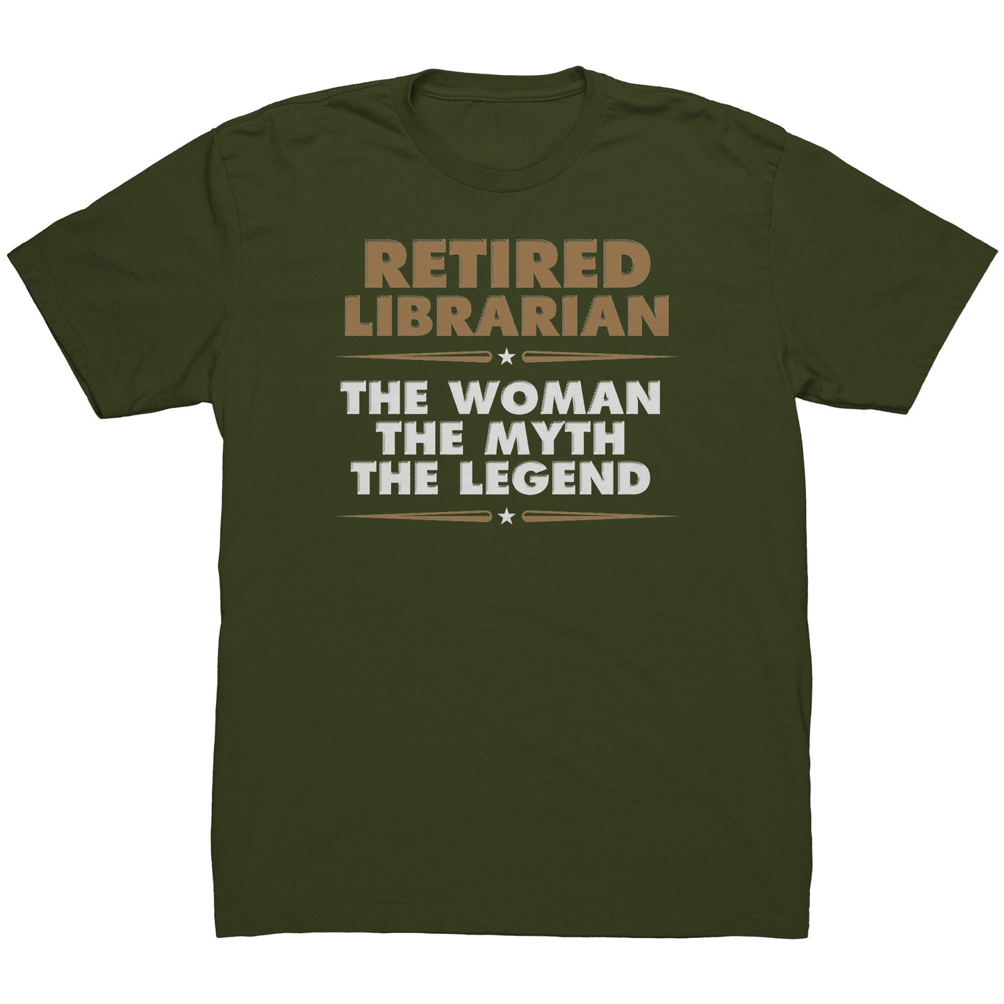 Retired Librarian. The Woman The Myth The Legend | Men's T-Shirt